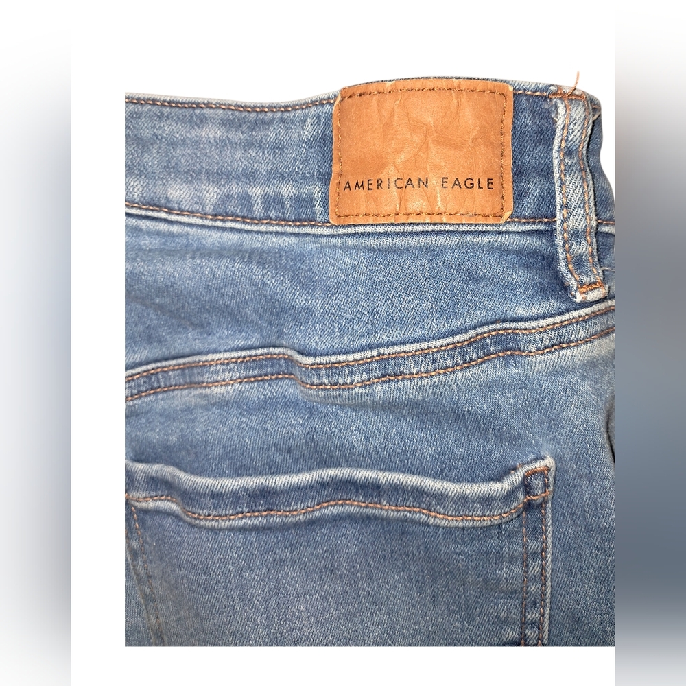 American Eagle Super High Rise Flare, Next Level Stretch Jeans - Picture 8 of 8